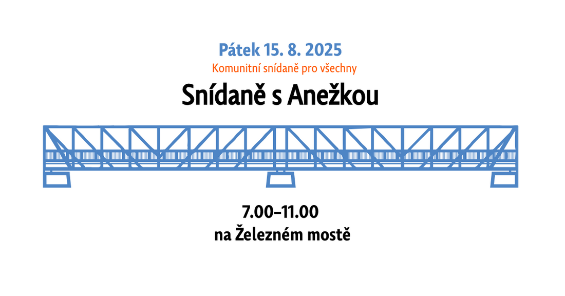Zveme vás na Snídani s Anežkou