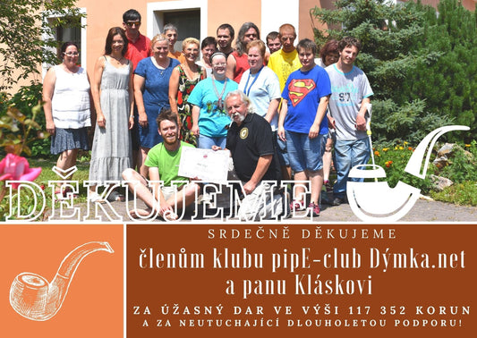 Poděkování členům klubu pipE-club Dýmka.net