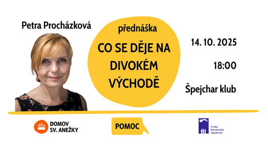 Přednáška Petry Procházkové – Co se děje na Divokém východě