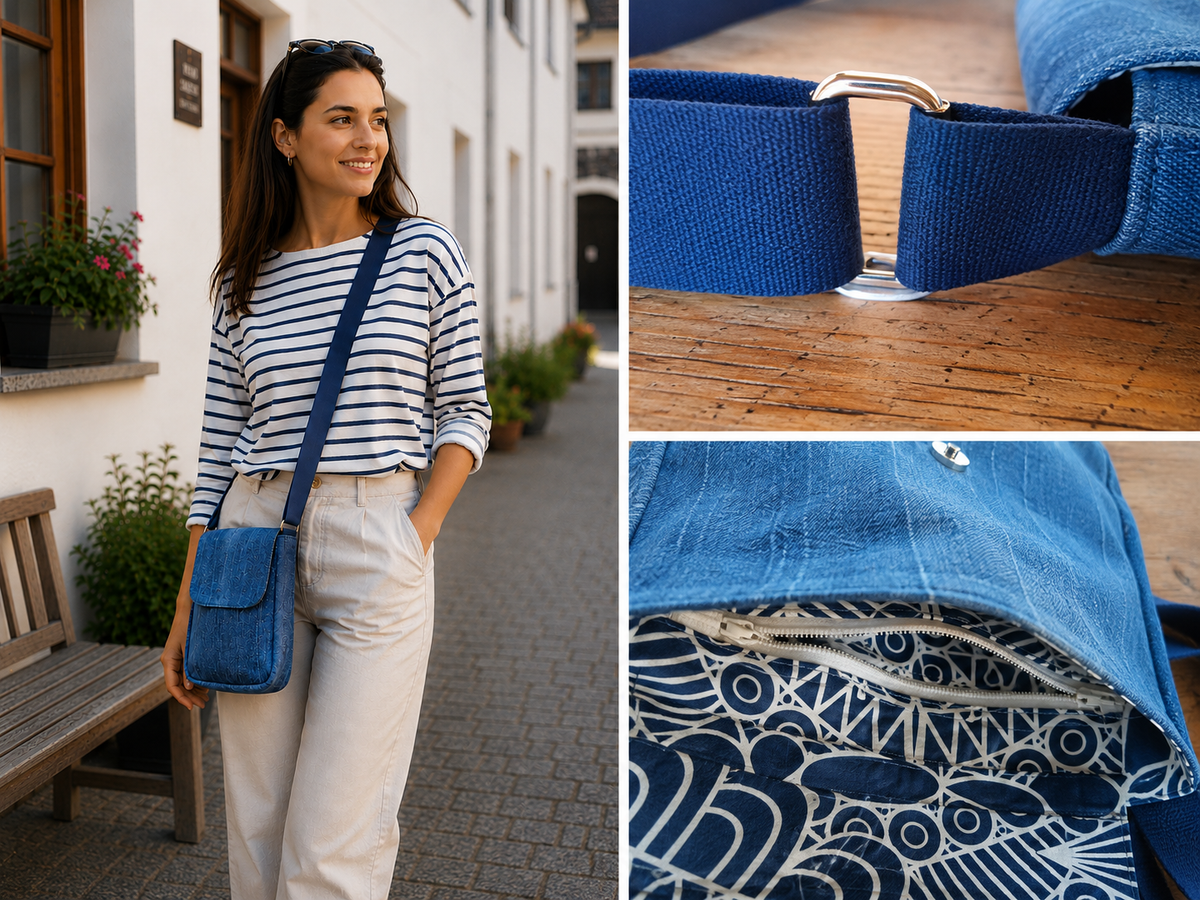 Džínová taška crossbody